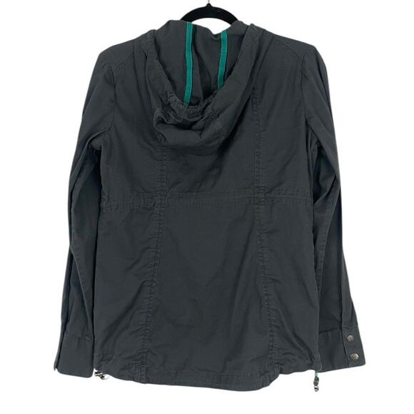 Athleta Grey Hooded Zip Up Jacket - Picture 5 of 9